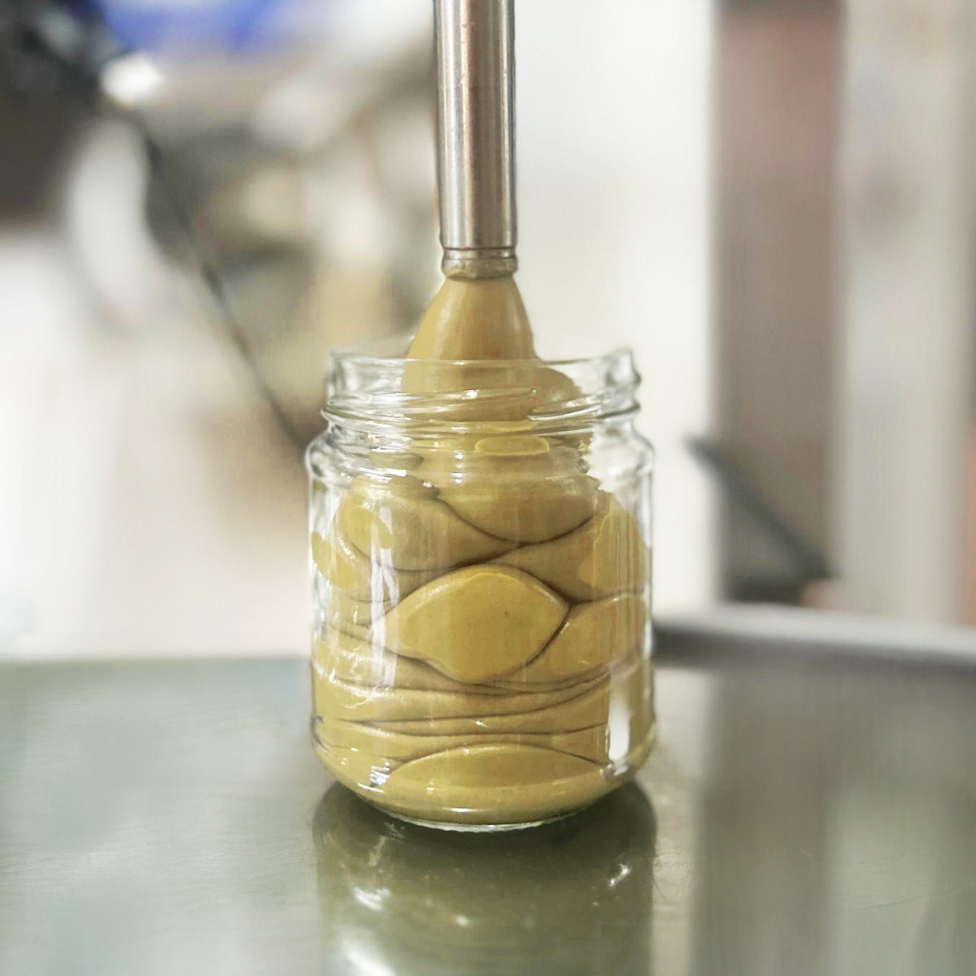 Italienische Abfüllung der Pistaziencreme Bio vegan aus Sizilien von Di Bennardo