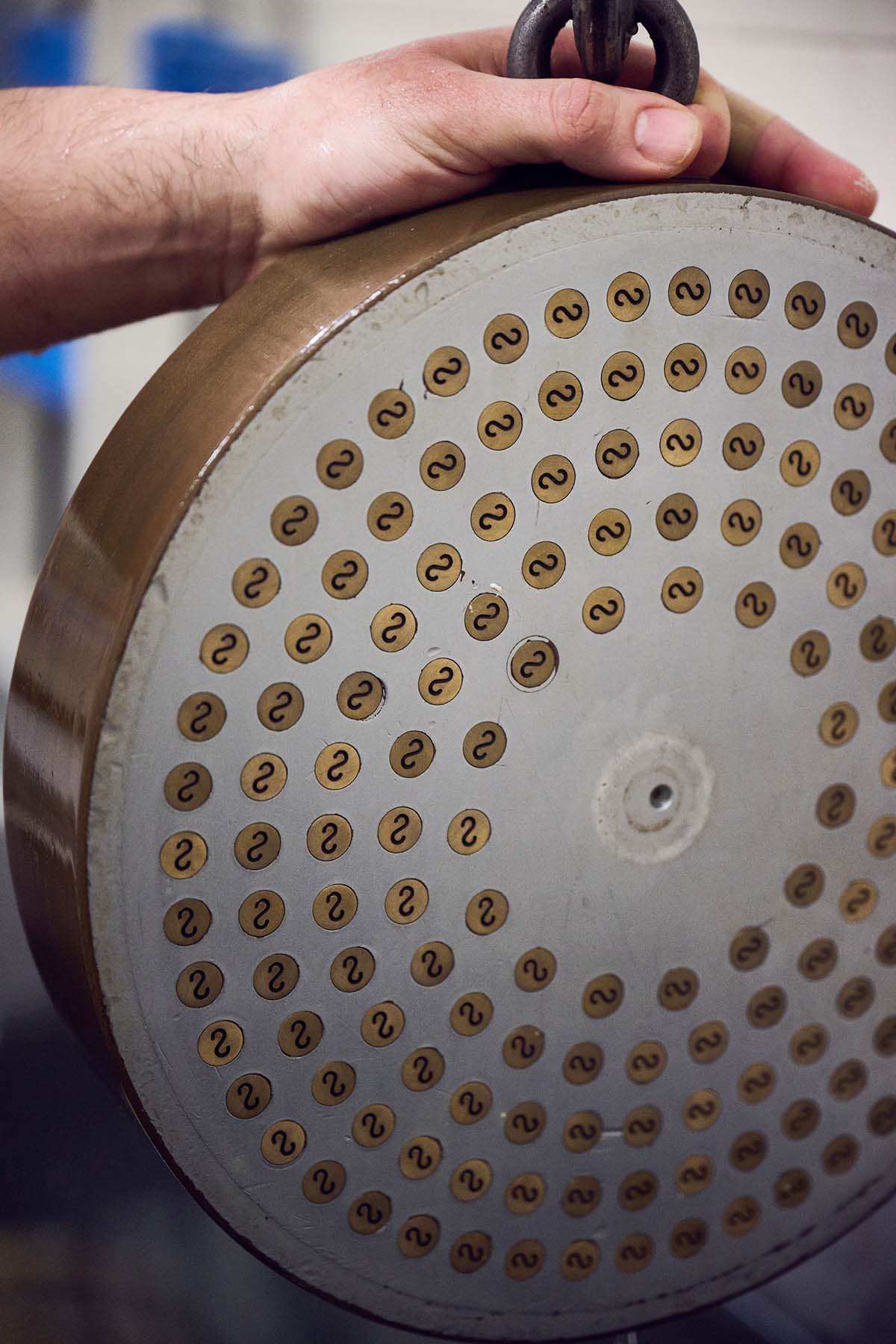 Italienische Bronzeform für Pasta von Di Bennardo