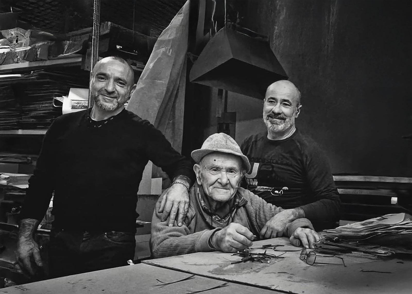 Italienische traditionelle Schachtelmacher-Familie von Di Bennardo