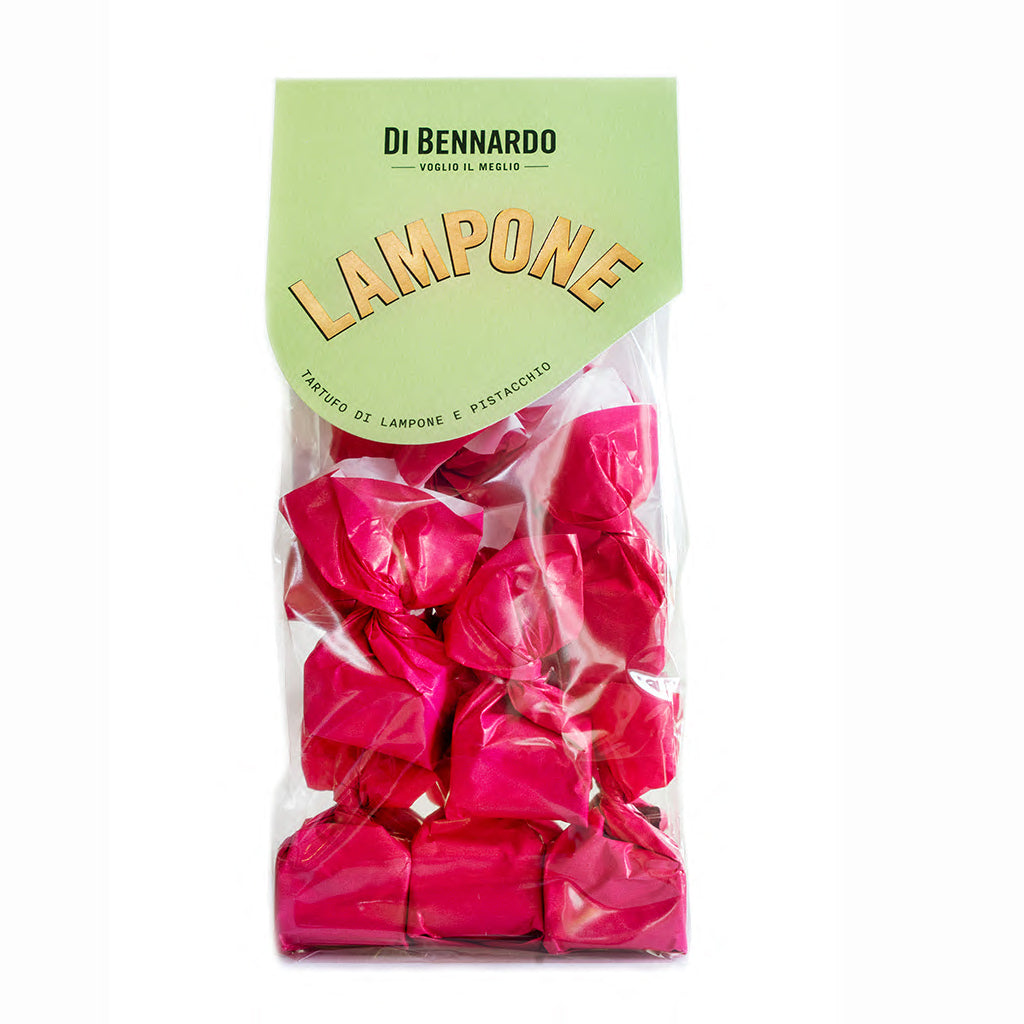Italienische Tartufi mit Himbeer und Pistazie aus dem Piemont von Di Bennardo