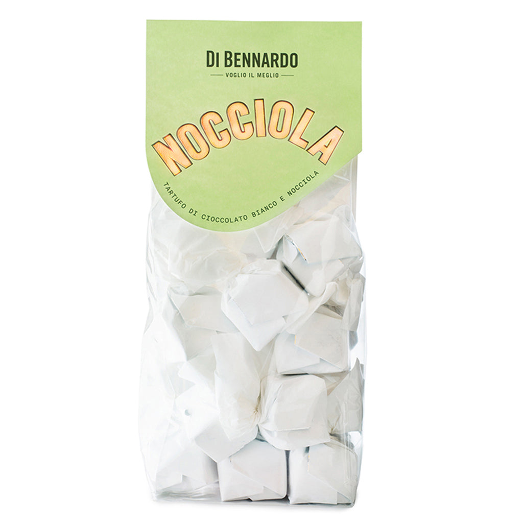 Italienische Tartufi dolci mit Haselnüsse und weisser Schokolade von Di Bennardo