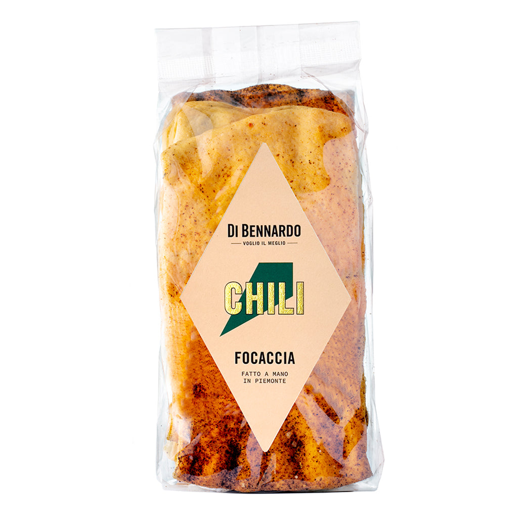 Italienisches Focacciabrot mit Chilli fatti a mano von Di Bennardo