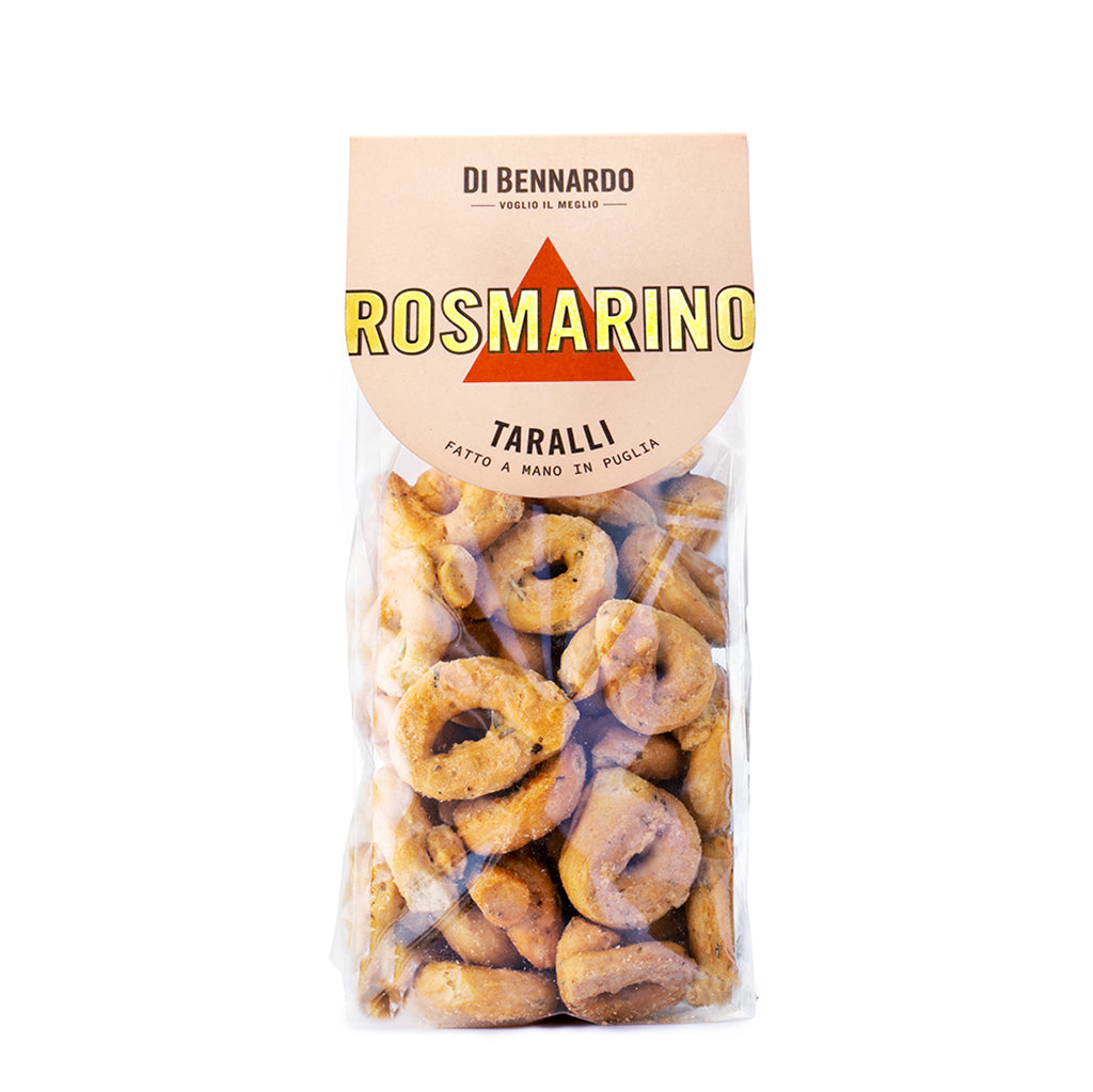 Italienische Taralli mit Rosmarin und Kartoffeln fatti a mano von Di Bennardo