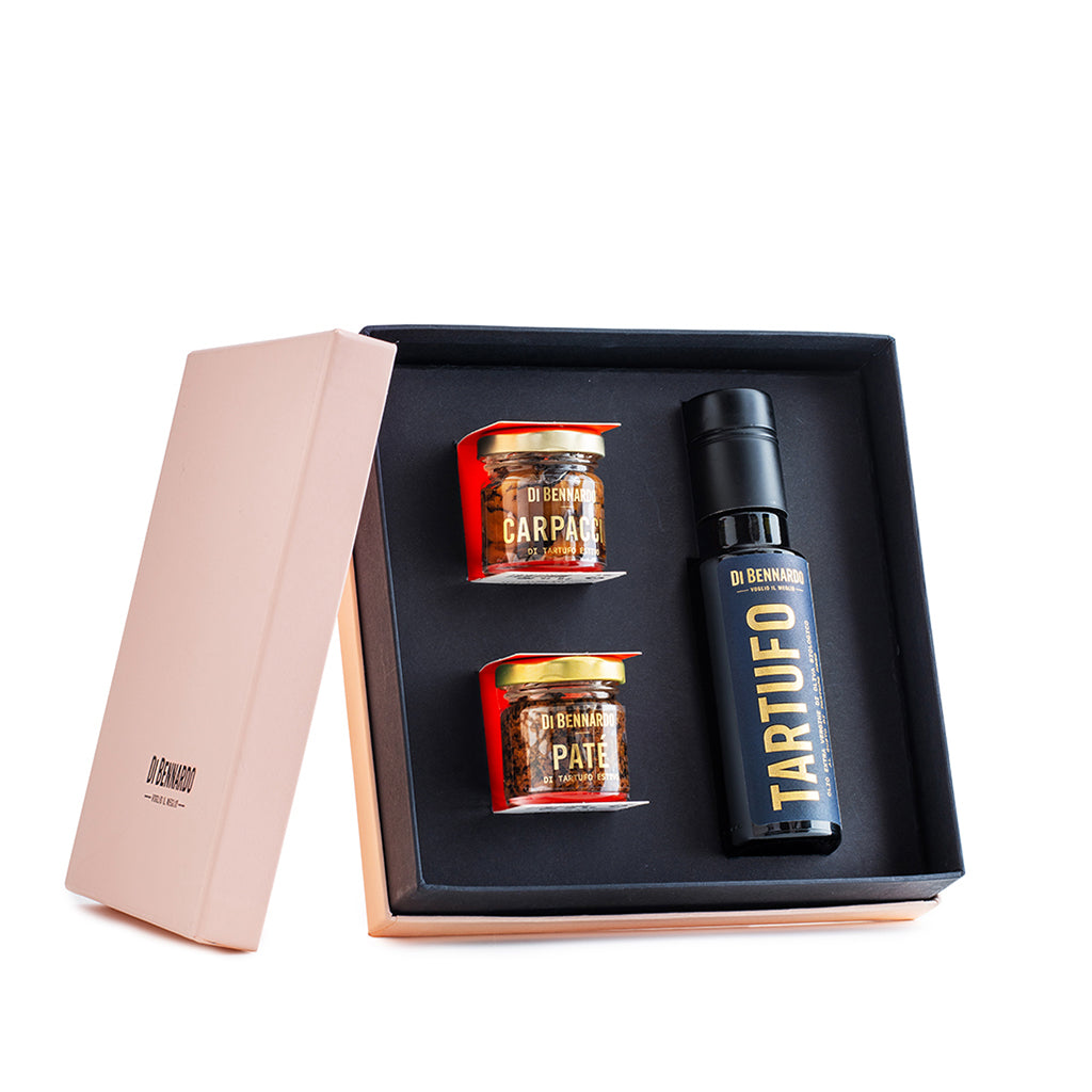 Italienisches Geschenkset Tartufo nero von Schachtelmacher Di Bennardo 