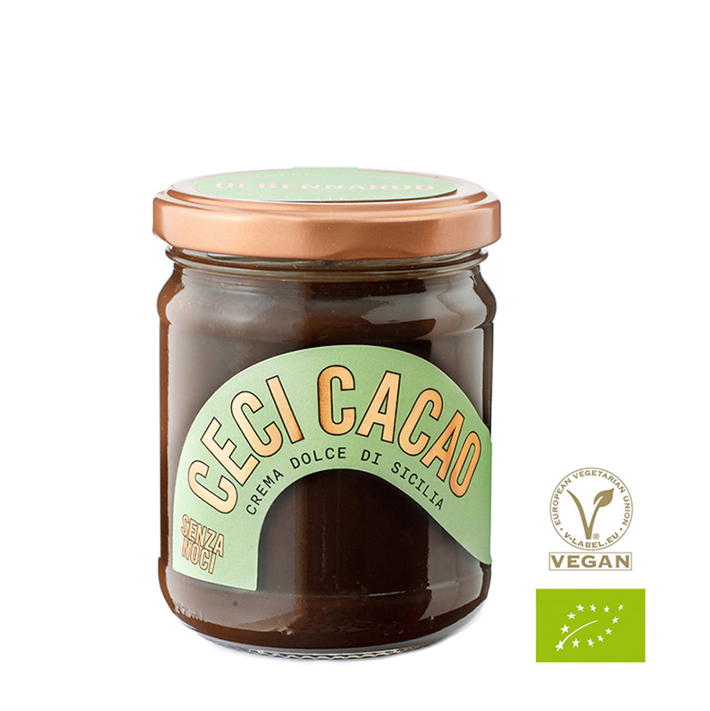 Italienische Chickpea Chocolate Spread Bio vegan aus Sizilien von Di Bennardo