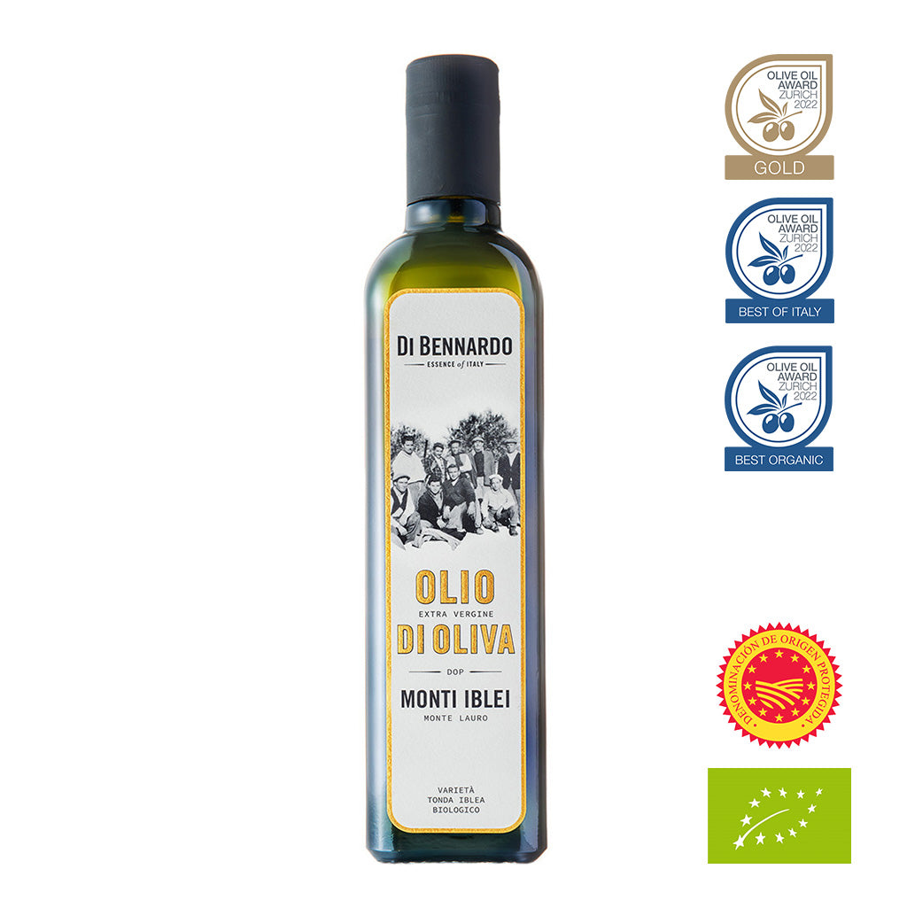 Italienisches Olivenöl Monte Iblei Bio DOP mit Auszeichnungen von Di Bennardo 