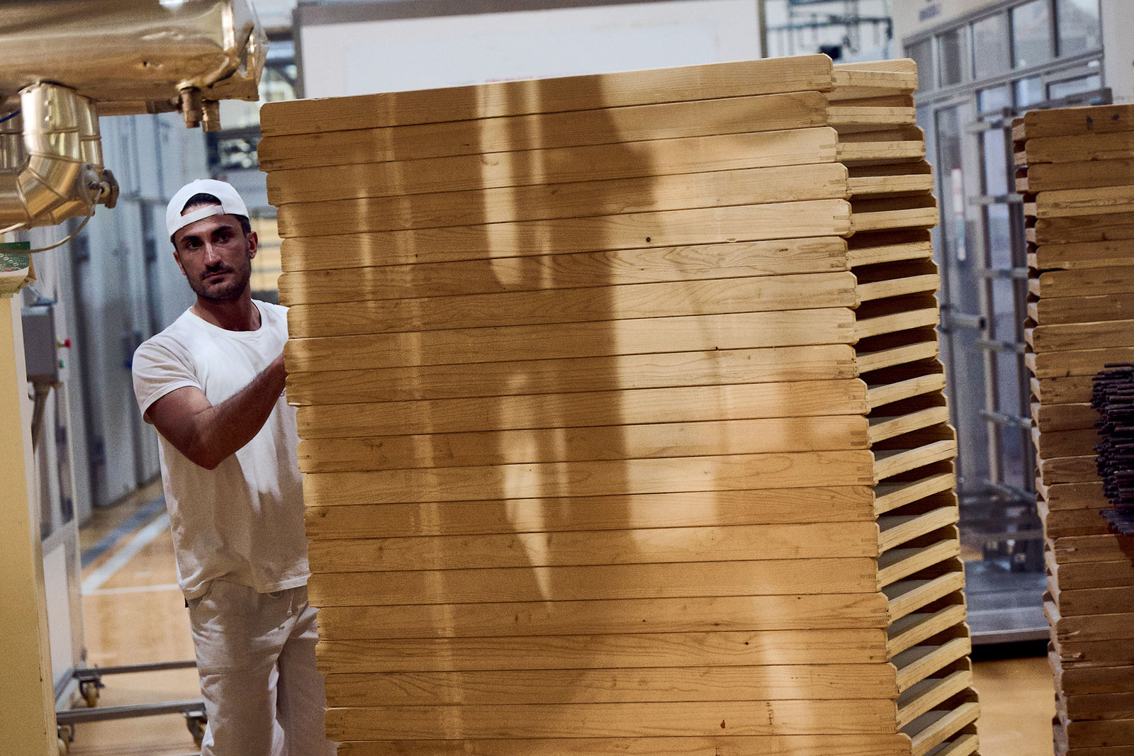 Italienisches Pasta-Trockungsbrett in Gragnano von Di Bennardo