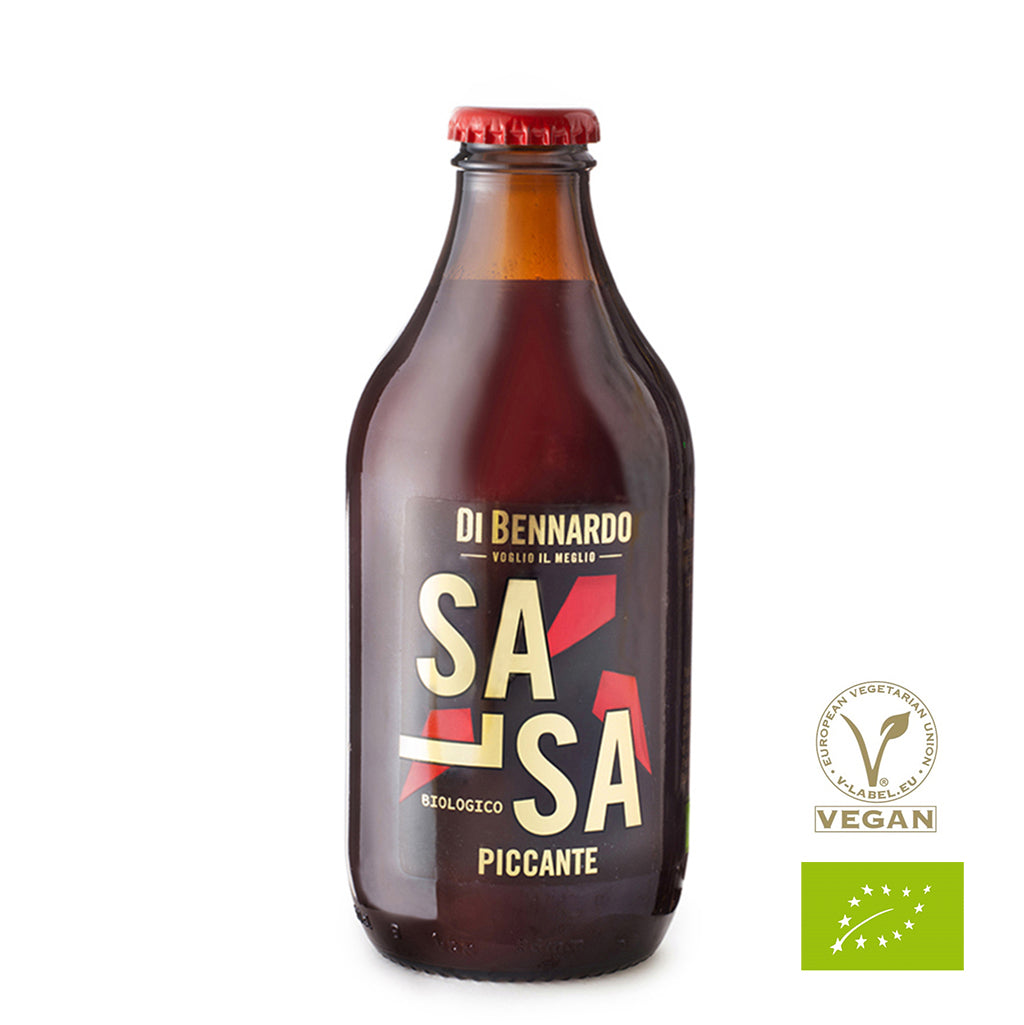 Italienische Kirschtomatensauce pikant Bio vegan von Di Bennardo