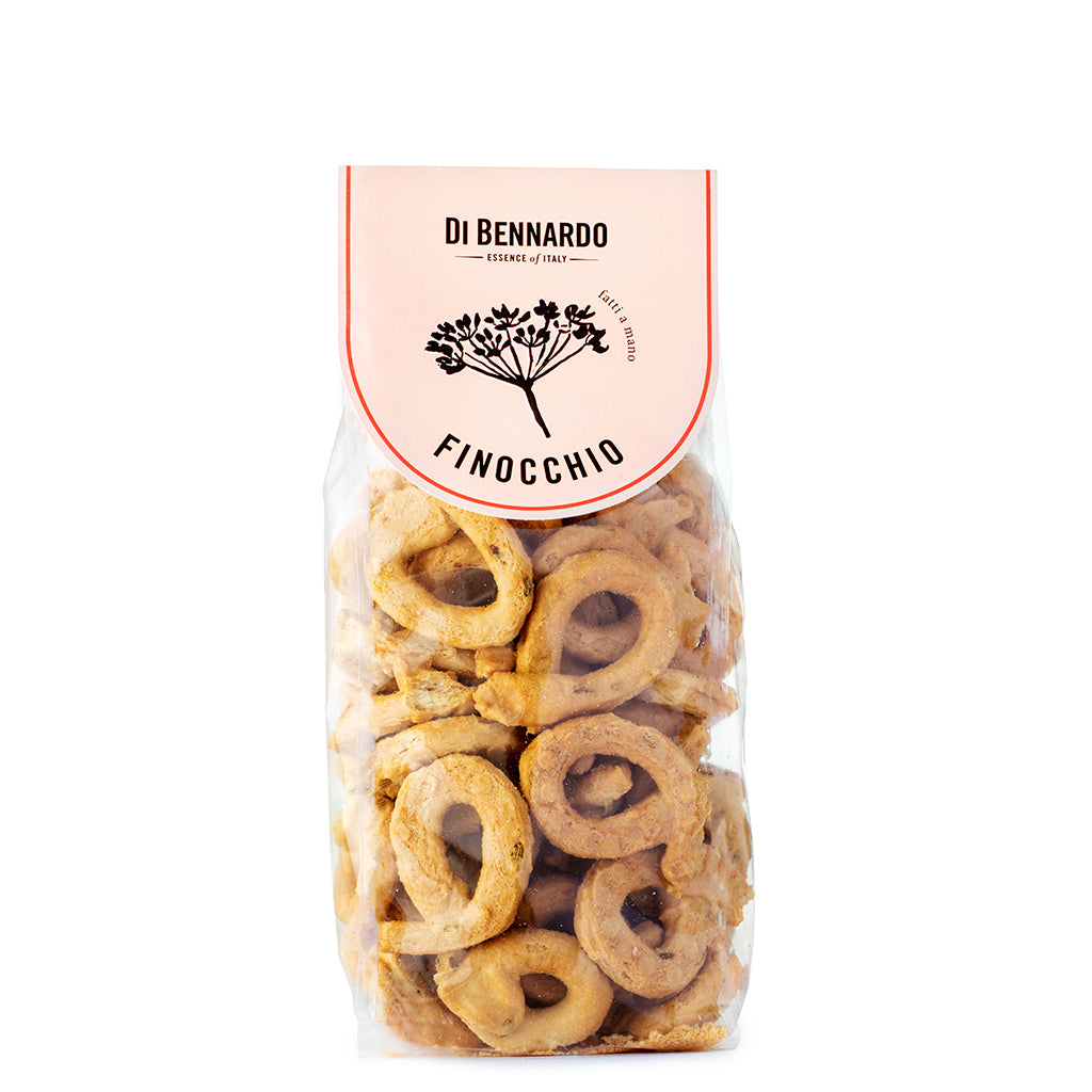 Italienische Taralli mit Fenchel fatti a mano von Di Bennardo