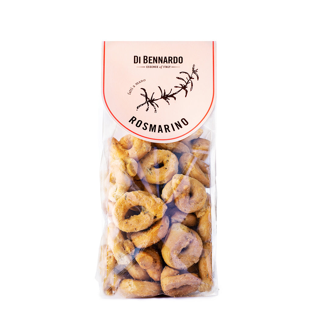 Italienische Taralli mit Rosmarin und Kartoffeln fatti a mano von Di Bennardo