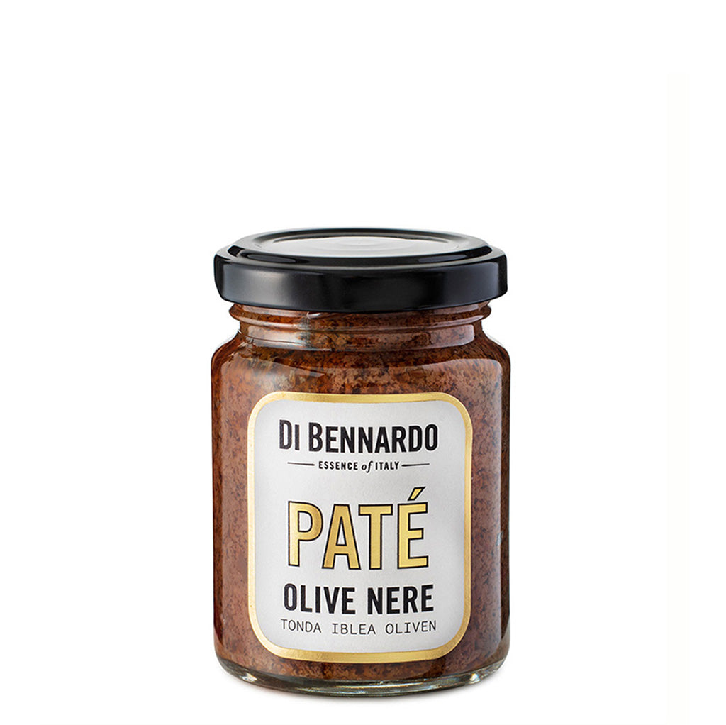 Italienische schwarze Ätna Oliven Paste von Di Benanrdo